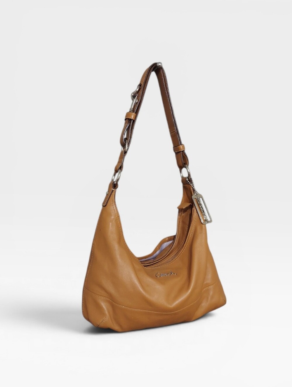 Coach East West Duffle Convertable Leather Shoulder Bag Very Gently Loved - Picture 4 of 11